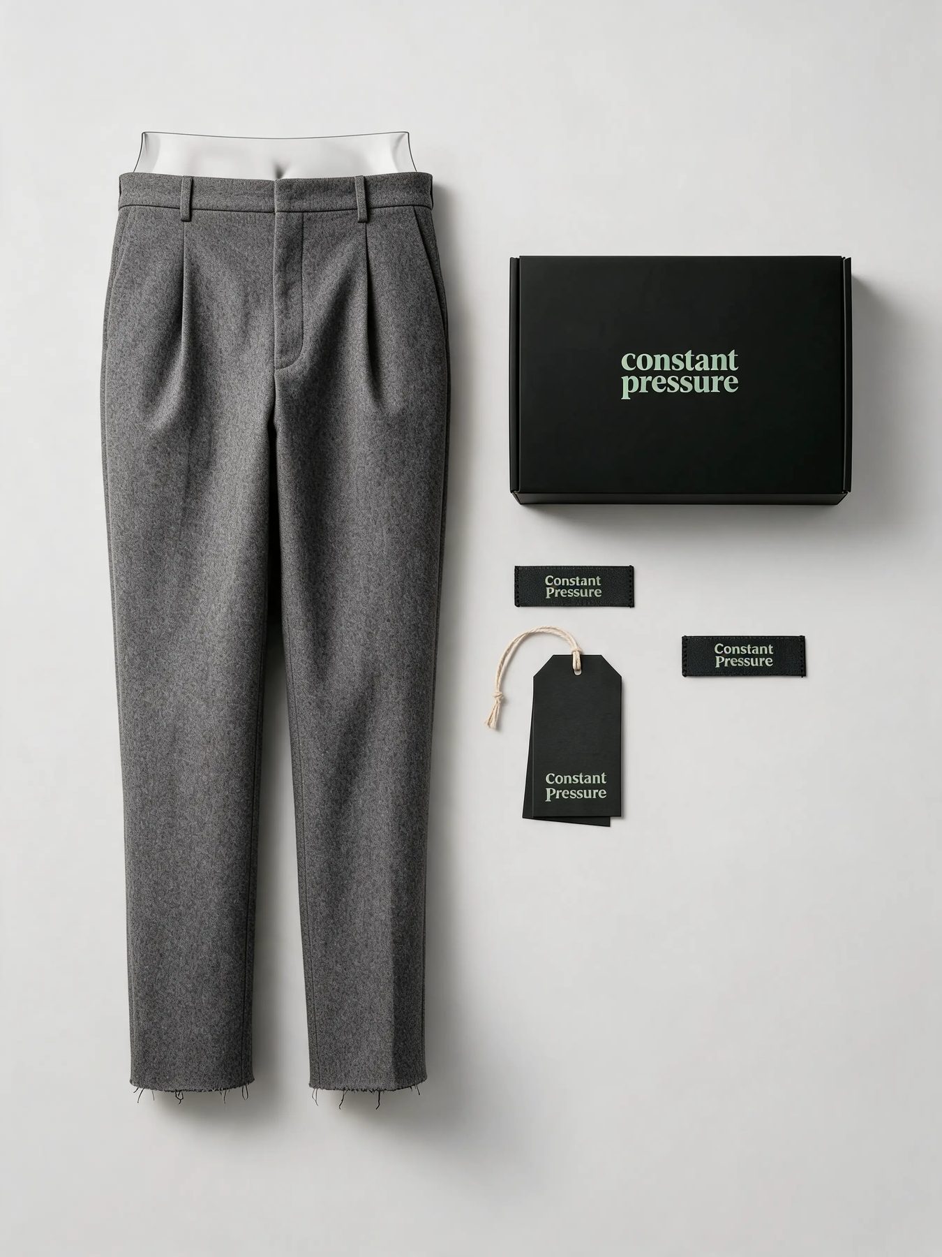 Wool Flannel Trouser, Single Pleat