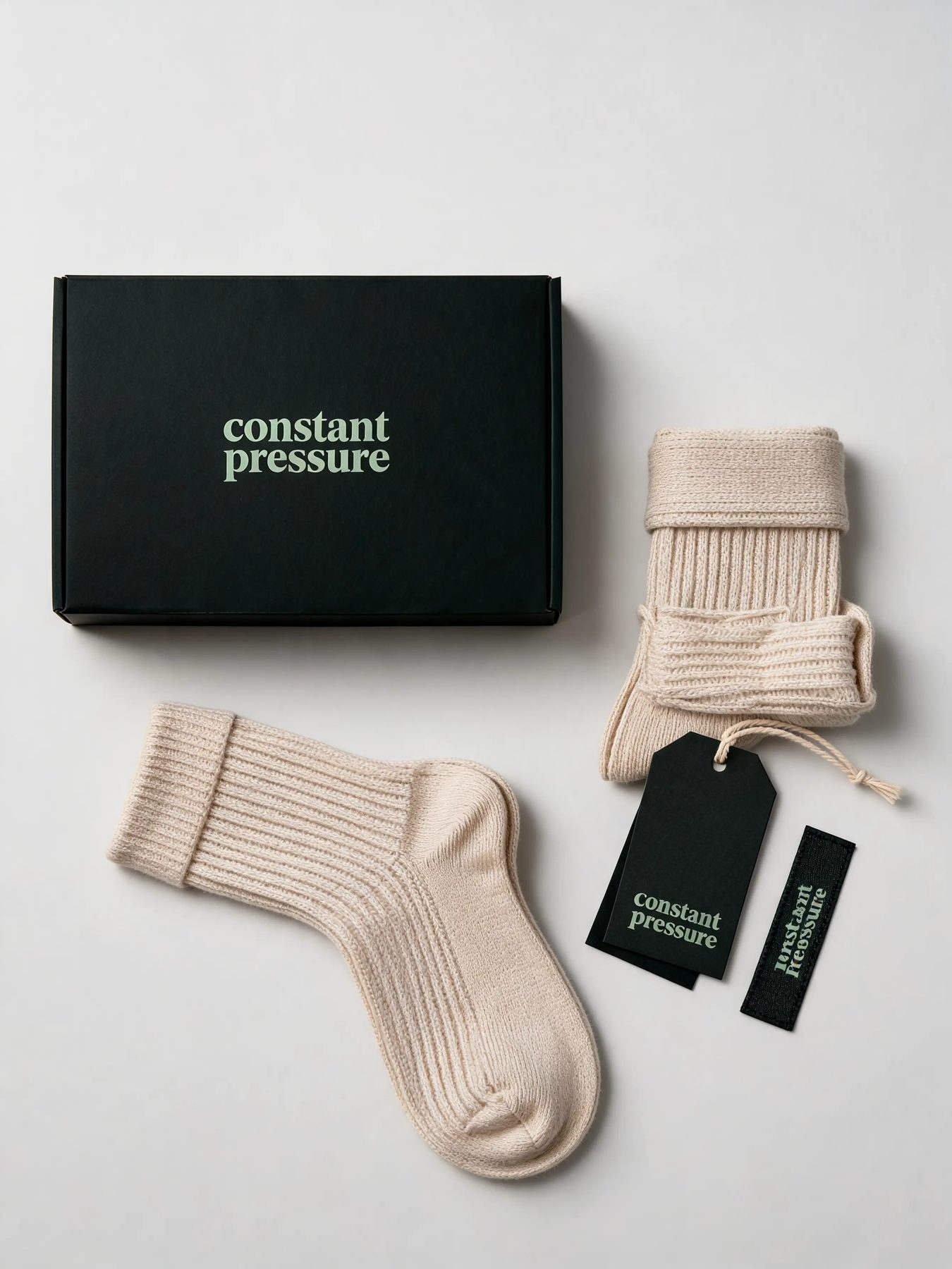 Ribbed Wool Socks